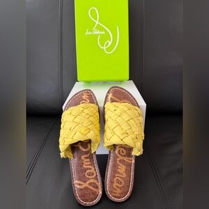 Sam Edelman Griffin Slide Sandal BUTTER YELLOW, Size 7 M